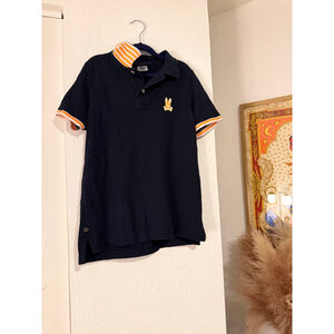 Preowned, Psycho Bunny Marshall piqué polo shirt, boys 10/12 , see size guide*.